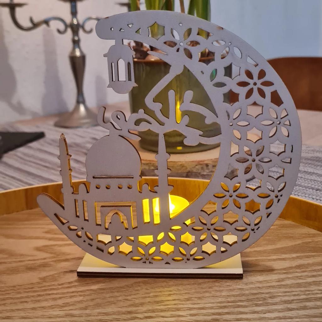 Geschenkelampe Lampada 3D LED Decorativa Ramadan E Eid, Sura Al Fatiha, Luce Morbida Colorata (Blu, Verde, Rosa, Viola, Rosso, Bianco), Regalo Religioso