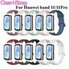Microwave Pattern Solid Color Strap+PC Case for Huawei Band 11/11pro Soft Silicone Sports Watch Strap for Huawei Band 11/11pro