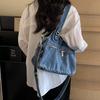 Vintage Denim Tote Bag Women Shoulder Bag Handbag