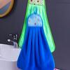 Microfiber Kitchen Towels Coral Velvet Soft Hand Towel Absorbent Cloth Dishcloth Hanging Cloth Kitchen Bathroom Supplies