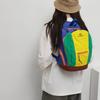 Lightweight Nylon Backpack for Women Men Casual Colorblock School Bag Outdoor Travel Pack
