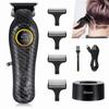 8000RPM Brushless Motor Professional Hair Clipper Base Charger LED Display Hair Trimmer Men's Hair Cutting Machine