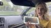 Car Sun Visor Vanity Mirror, Rechargeable Led Light Car Visor Mirror with 3 Lighting Modes,Travel Makeup Mirror with Dimmable Touch Screen for Car