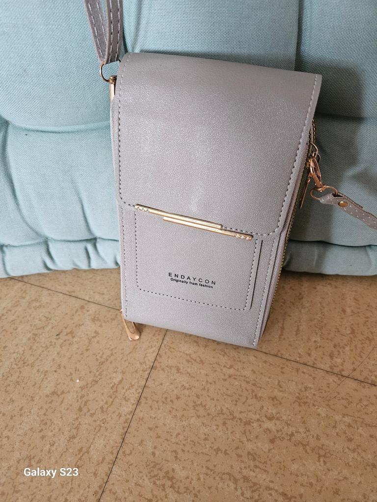 Borsa A Tracolla Da Donna In Pelle Con Portafoglio RFID E Scomparto Per Cellulare – 18x11x4,5 Cm