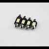 2stk 12V C5W 31mm 36mm 39mm 41mm 3030 6 SMD Bil Festoon Lights Auto Interiør Dome Lampe Leselampe Hvit