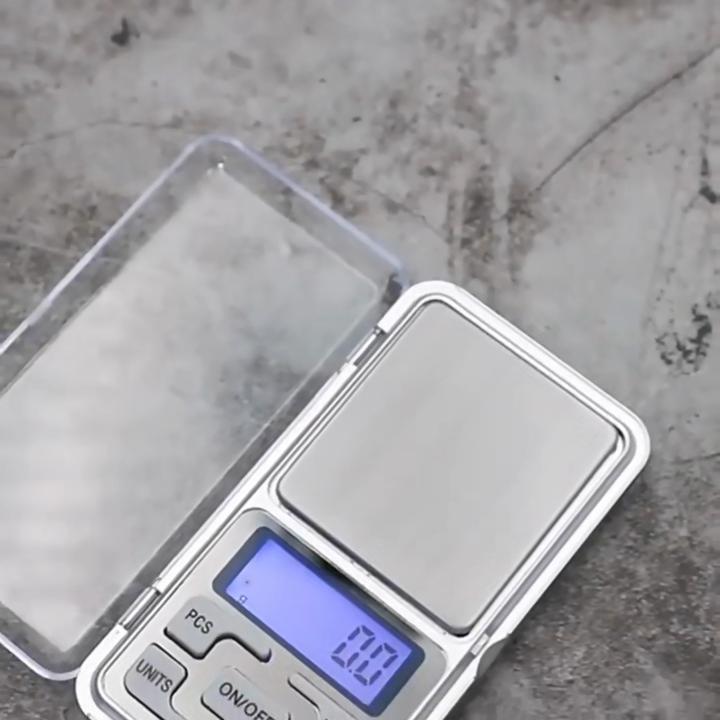 Mini bilancia digitale 0.01X 200g/300g/500g con bilancia elettrica LCD ad alta precisione per gioielli in oro con erbe aromatiche, pesatura di grammi