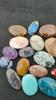 Oval Flatback Semi-Precious Gemstones Beads Quartz Chakra Stone for Bracelet Necklace Earring Pendant Jewelry DIY Craft Making