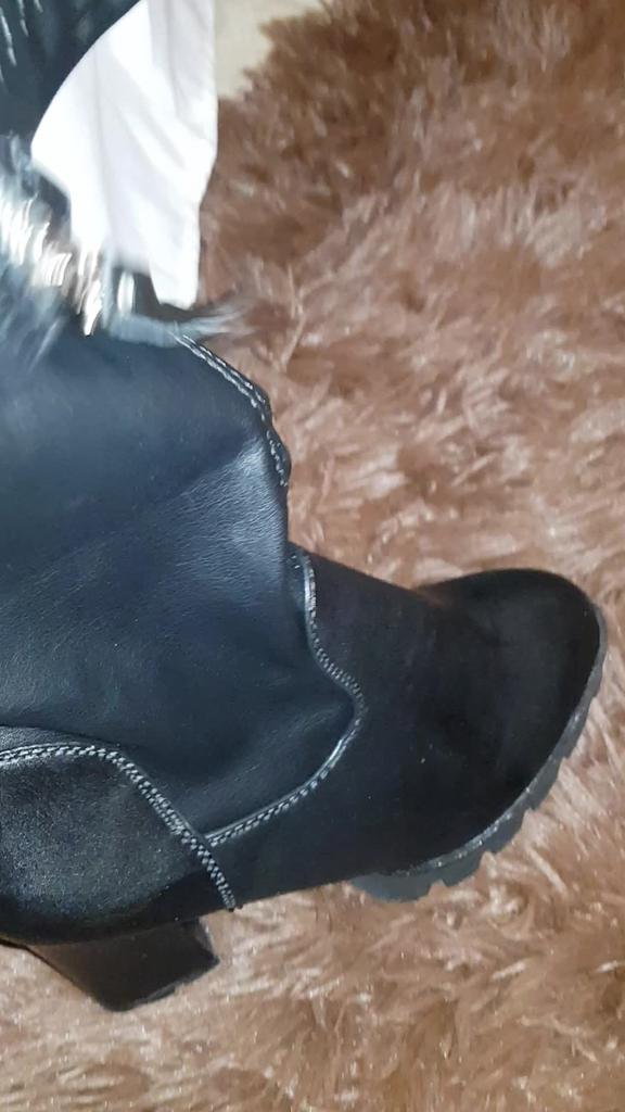Plataforma de cuero Botas largas sobre la rodilla Botas plataforma Sexy  Mujer Otoño Invierno Muslo Botas Altas comprar a buen precio — entrega  gratuita, reseñas reales con fotos — Joom
