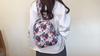 Nationalstickerei Damen Shopping Multifunktionsrucksack Schöner floral bestickter Damen Bohemian Nylonrucksack