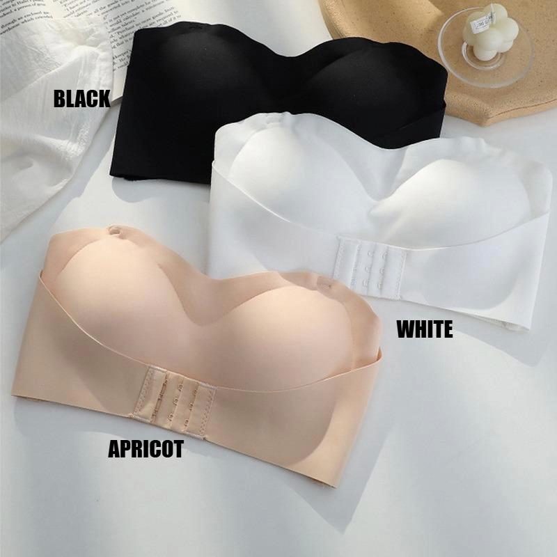 Strapless Bra Large Size Push Up Bra Thin Section Lace Non-Slip Underwear Invisible Bra Lift Beautiful Back Female Lingerie