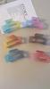 Gradient Color Frosted Large Size Hair Clip with A Lot of Volume Shark Clip Hair Clip Hair Accessories