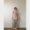 Summer Womens Casual Set With Silklike Fabric For Office And Daily Wear