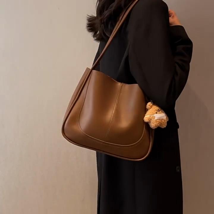 High-End Texture Large Capaci Bag 2024 Autumn and Winter New Women's Bag Fashion Commuter Shoulder Bag Handbags for Women