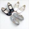 New Trendy Children Princess Leather Shoes Girls Silver Soft Bottom Performance Shoes