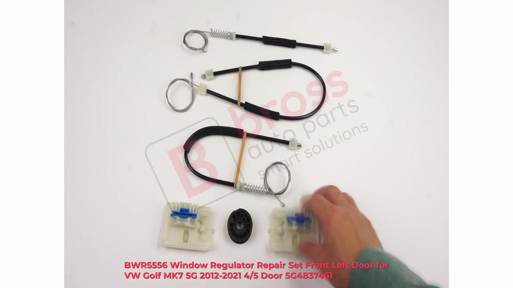 BWR5556 Sada na opravu stahovačky okna Přední levé dveře pro VW Golf MK7 5G 2012-2021 4/5 dveřový 5G4837461