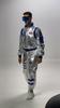Halloween children astronauts wandering the earth, spacesuit onesie carnival cosplay costumes