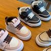 Spring Children's Korean-Style Comfortable Soft Bottom Skateboard Shoes High-Top Velcro Boys 'And Girls' Sneakers