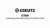Electric Bike ESKUTE 250W Motor 36V 13AH Top Speed 25Km/h 7 Speed Load 120Kg 26" Tire C100 Plus