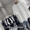 Designed Short-sleeved T-shirt Summer Loose Pure Cotton Irregular Tie Top