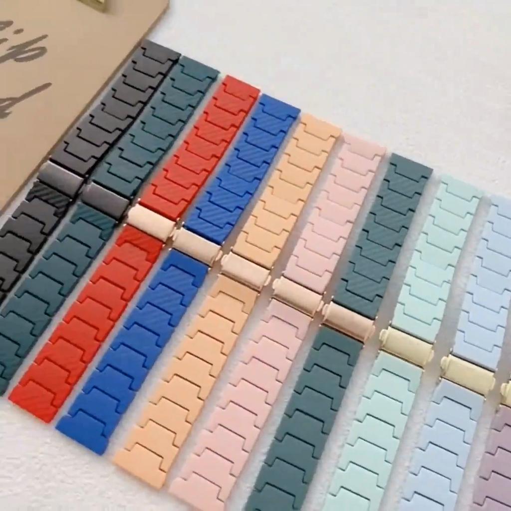 Carbon Fiber Strap For Samsung Galaxy 5/4/classic 46mm/Active 2 40/44mm Gear S3 20mm/22mm Bracelet Huawei Watch GT/2e/3/Pro