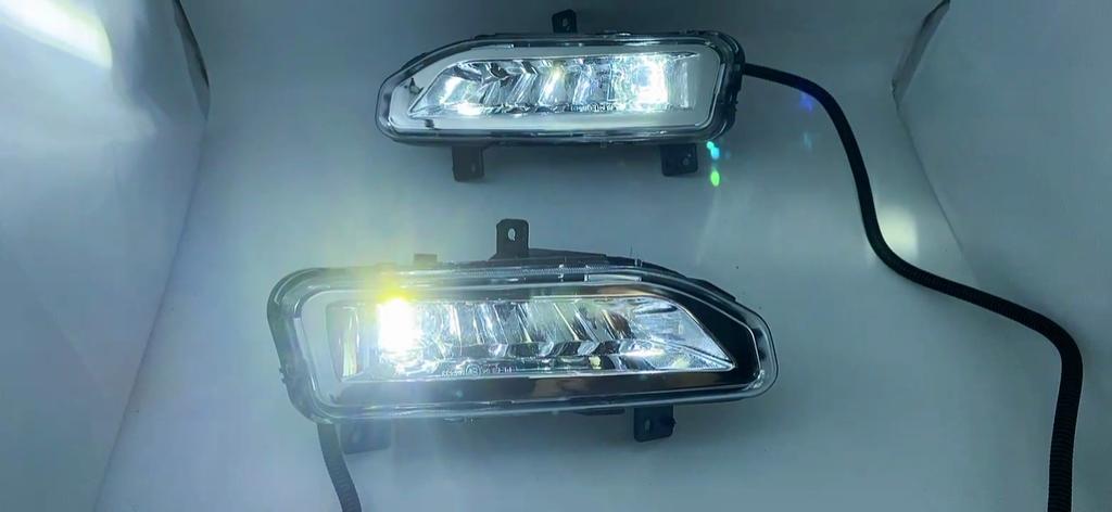 Pair Front Bumper LED Fog Light Driving FogLamp For NISSAN Sylphy 2020 2021 2022 Headlights LED Headlights Replacement Parts