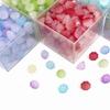 50Pcs Acrylic Beads Gradient Lotus Beads for DIY Necklace Bracelet Earring Jewelry Making