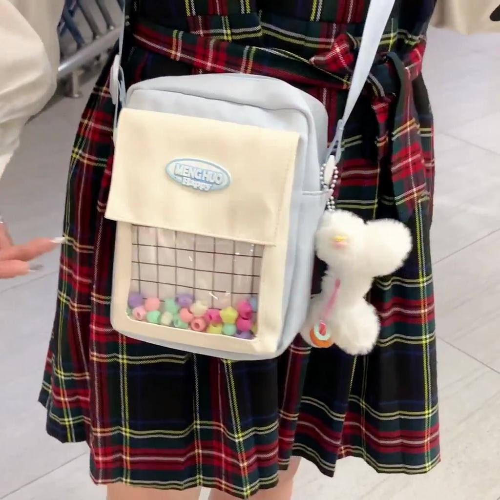 Women's Small Bag Crossbody Bag Transparent Mobile Phone Bag