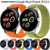 Nylon Loop Strap For Google Pixel Watch 4 41mm/45mm Sport Comfortable Wave Bracelet Wristband For Google Pixel Watch 4/3/2 Belt