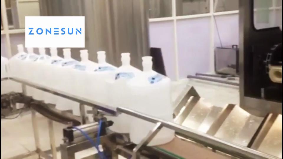ZONESUN ZS-AFMW 900 BPH 5 Gallons PET Bottled Water Filling Machine Sealing Packaging Line Mass Production Manufacture