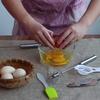 Stainless Steel Semi-automatic Egg Beater, Rotating Cream Egg Mixer, Household Manual Egg Beater