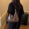 Leather Hobo Bag with Matching Clutch Large Capacity Fashion Shoulder Bag Set