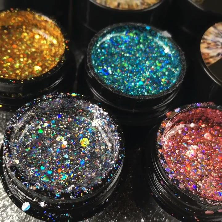 UV gelový lak na nehty Neon Rainbow Hybrid Lak Platinum Gel Paint Sada pro manikúru