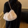 Women's Shoulder Bag Large Capacity Underarm Bag Solid Color Tote Bag