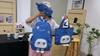 Three-Piece Backpack Set Junior High School Backpack Cartoon Female Student Class School Bag
