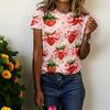 3D Gedrucktes T-Shirt Für Damen Oversized T-Shirts Tops Sommer Neue Harajuku T-Shirts Y2k Tops Lockere Kurzarm Pullover Kleidung