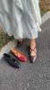 Johnature Cross Belt Mary Jane Shoes Genuine Leather Flats Round Toe Soft Soled Women's Shoes