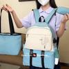Three-Piece Backpack Set Large Capacity Student Schoolbag Junior Senior High School Backpack for Gilrs