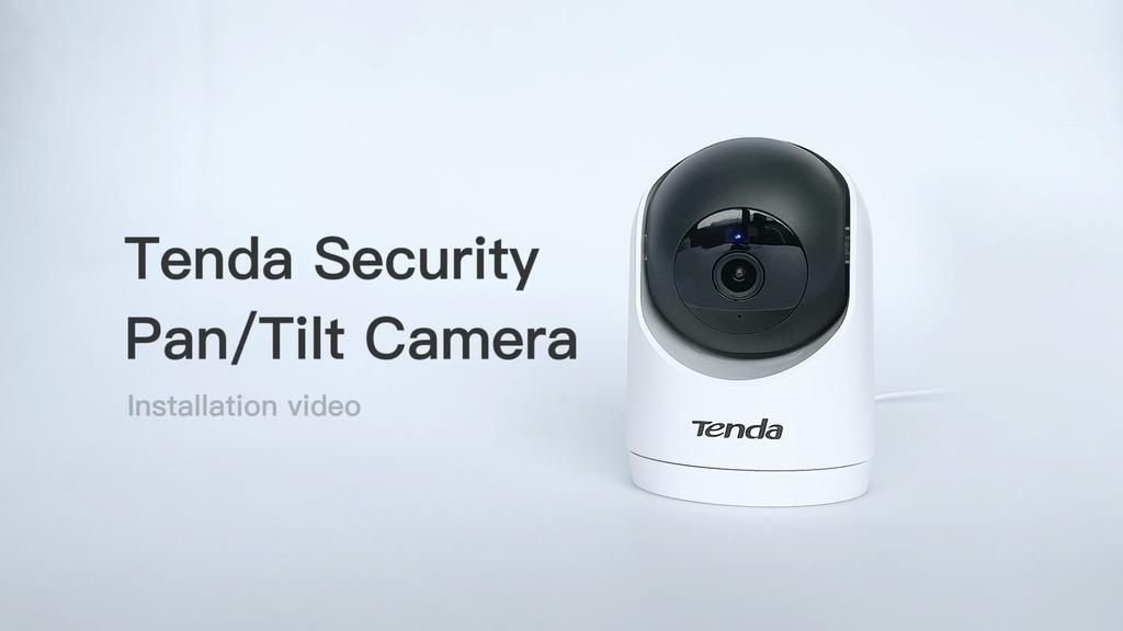 Tenda Wireless Camera RP3 3MP Security Pan/Tilt WiFi6 Two Way Audio Indoor Camera 360° All-Round Vision Baby Cameras Security (with optional SD Card)
