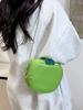 Yogodlns Girl Crossbody Bag Cute Apple PU Personality Women Shoulder Bag Simple Small Satchel Cartoon Shaped Coin Purse