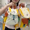 Contrast Color Backpack Stitching Student Schoolbag Women's Lightweight Backpack