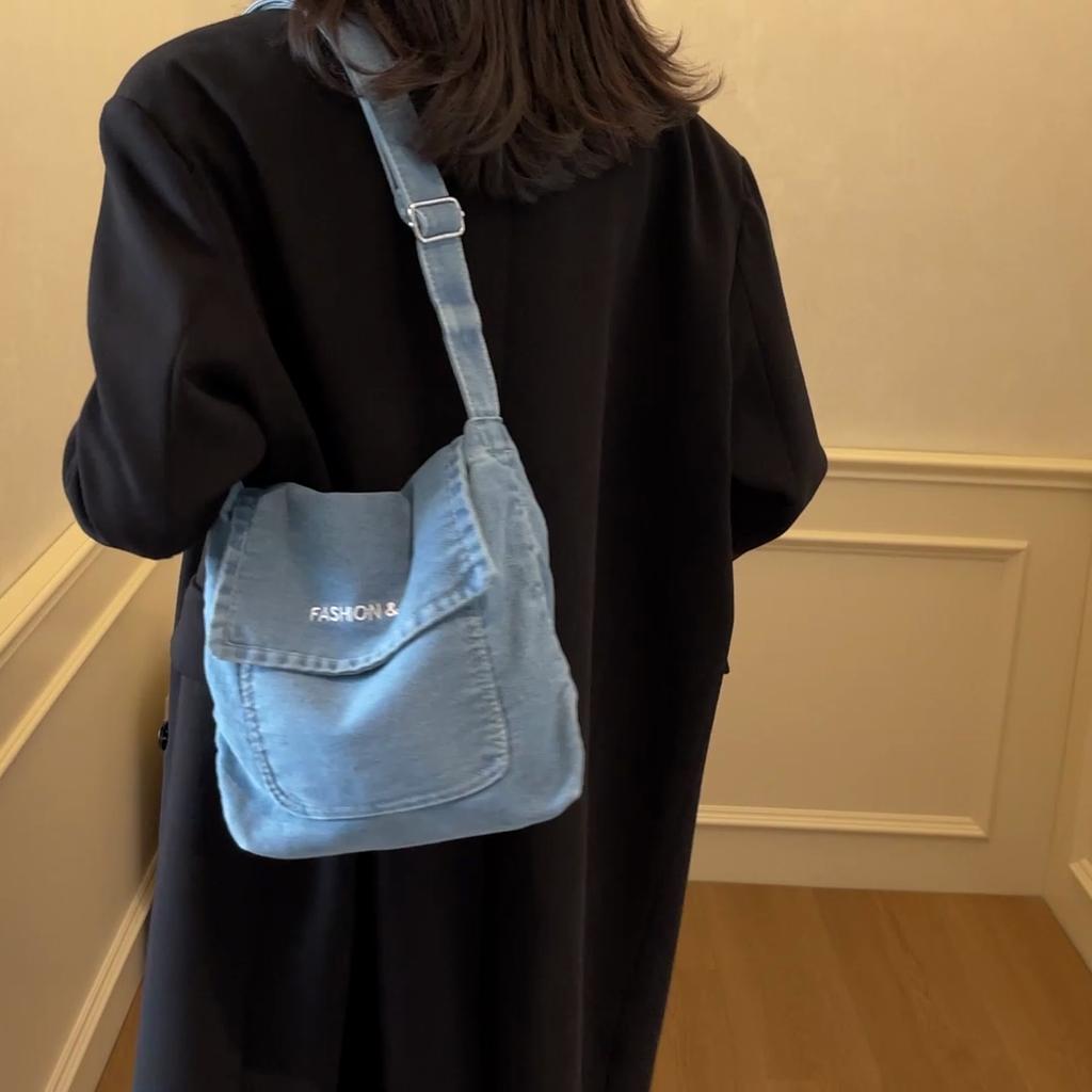 Denim Bag Women's Large Capacity Shoulder Bag Crossbody Bag