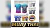 Muay Thai T-Shirt Kick Boxing 3D Print Vintage Training UV Protect Quick Dry Men Women Unisex Short Sleeve Round Neck MMA Mix Martial Art