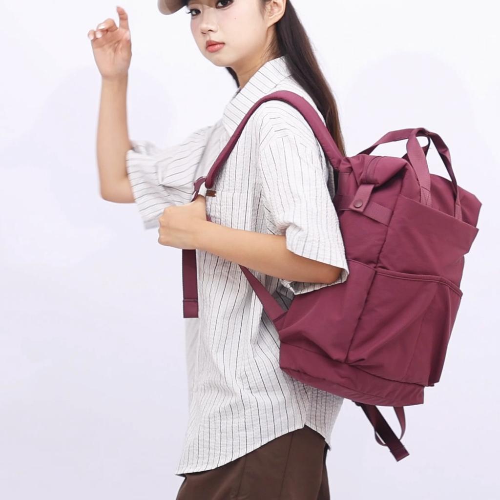 Zaino Commuter da Donna in Nylon Zaino da Viaggio per Studenti
