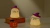 Halloween Pumpkin Night Light Warm Glow Desktop Lamp Fall Festival Ornament for Home Table Holiday Theme Party Atmosphere Decoration Supplies