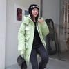 Winter Mode Baumwolle Unten Frauen Parkas Mit Kapuze Lose Verdicken Brot Mantel Frauen Jacken Outwear