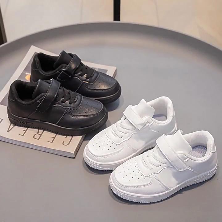 Children's Campus Leather Soft Sole Spring and Autumn Style Boys and Girls Casual Versatile Sneakers
