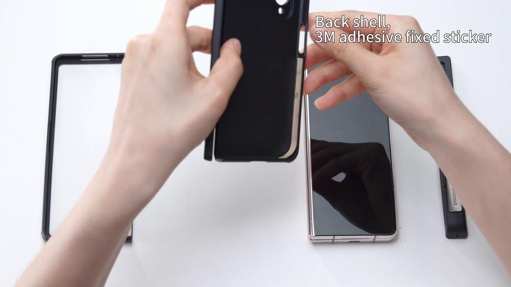NILLKIN For Huawei Mate X3 Case Super Frosted Pro Shield Ultra Thin TPU+PC Protection Back Cover Kickstand for Huawei Mate X3