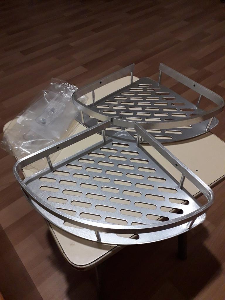Étagère D'Angle Salle De Bain Jenngaoo Acier Inoxydable - Sans Perçage, Adhésif Puissant