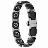 Octagonal Black Ceramic Steel Color Stainless Steel Men's Bracelet Magnetic Titanium Steel Jewelry Stainless Steel Jewelry
