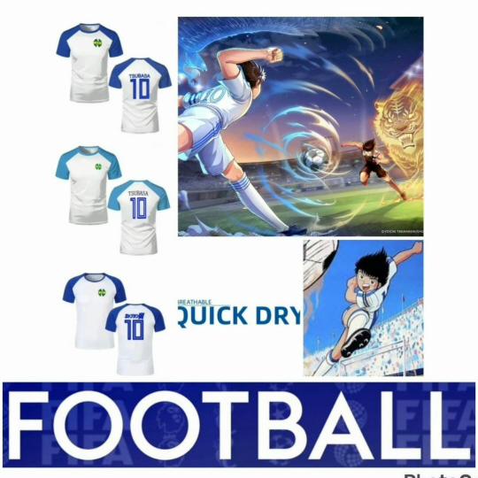 Japonia Cartoon Captain Tsubasa Atom Hutton fotbal fotbal tricou Jersey cosplay animație imprimare respirabil rapid uscat vintage mânecă scurtă uniformă